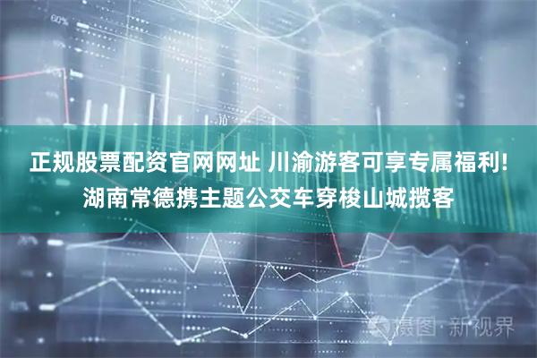 正规股票配资官网网址 川渝游客可享专属福利!湖南常德携主题公交车穿梭山城揽客